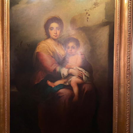 Ref. 21 – Schilderij Madonna met kind foto 1