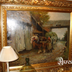 Ref. 11 - Impressionistisch schilderij j Deklerck 1880