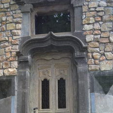 Antieke landelijke buitendeur