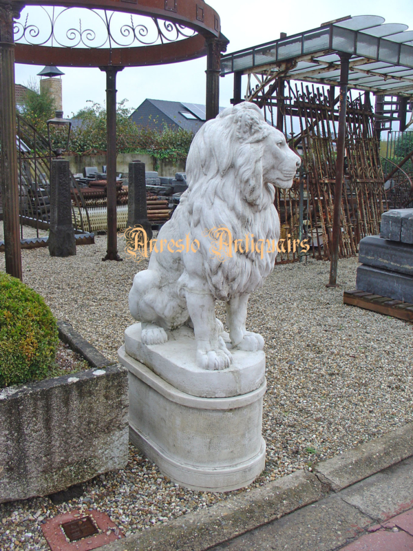 Ref. 06 – Stenen renaissance leeuwen foto 2