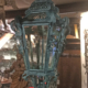 Ref. 10 – Antieke smeedijzeren lantaarnlamp foto 1