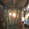 Ref. 10 – Antieke smeedijzeren lantaarnlamp foto 2