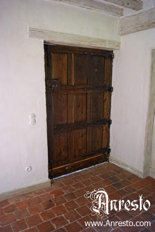 Ref. 22 – Antieke eiken deur, antieke vloer