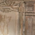 Ref. 43 – Antieke grenenhouten schouwspiegel foto 7