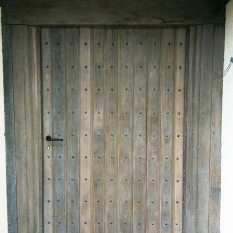 Ref. 53 – Exclusieve deur wordt op uw maat gemaakt met oud hout