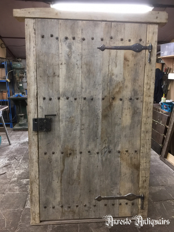 Ref. 75 – Landelijke houten hoevedeur, oude landelijke buitendeur