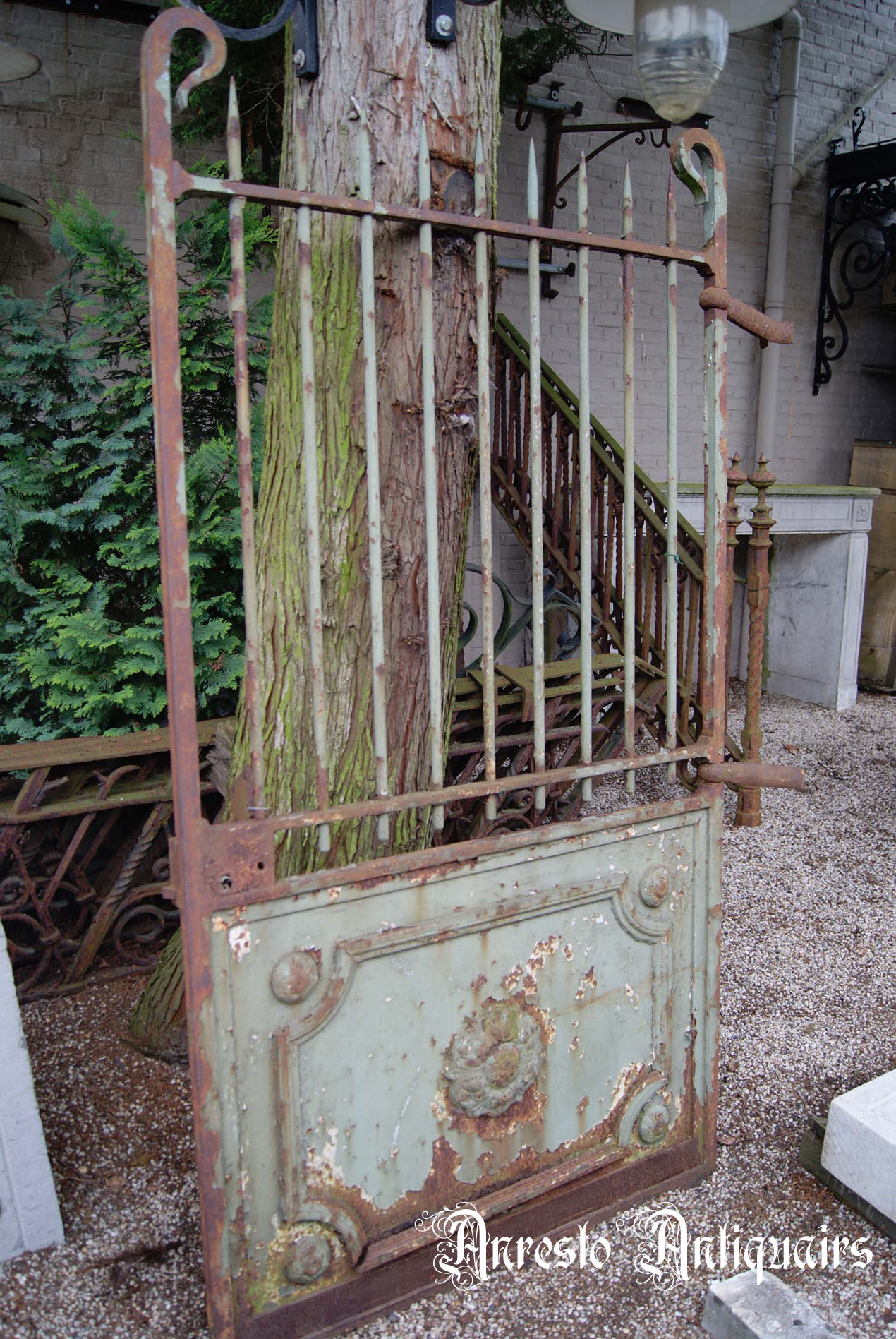 de eerste Pessimist Likeur Ref. 60 – Antieke Franse tuinpoort, oude Franse ijzeren poort - Anresto  Decor