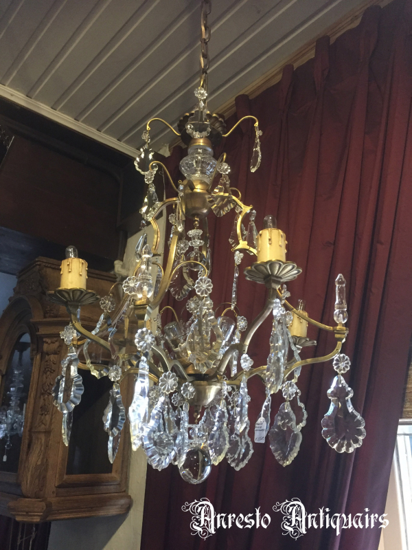 Ref. 19 – Exclusieve Franse Rococo hanglamp foto 1
