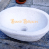 Ref. 50 – Bourgondische kalkzandstenen handwasbak foto 2