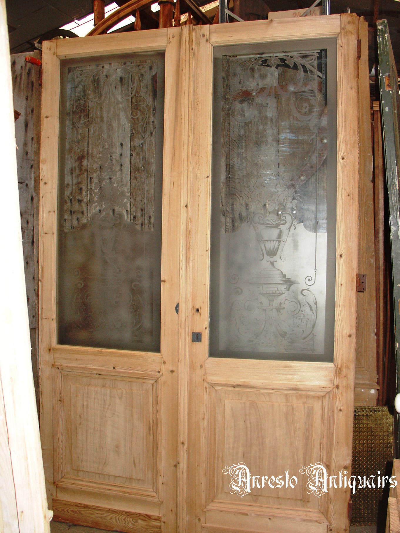 Dinkarville voorspelling telefoon Ref. 20 – Antieke dubbele Art Nouveau deuren - Anresto Decor