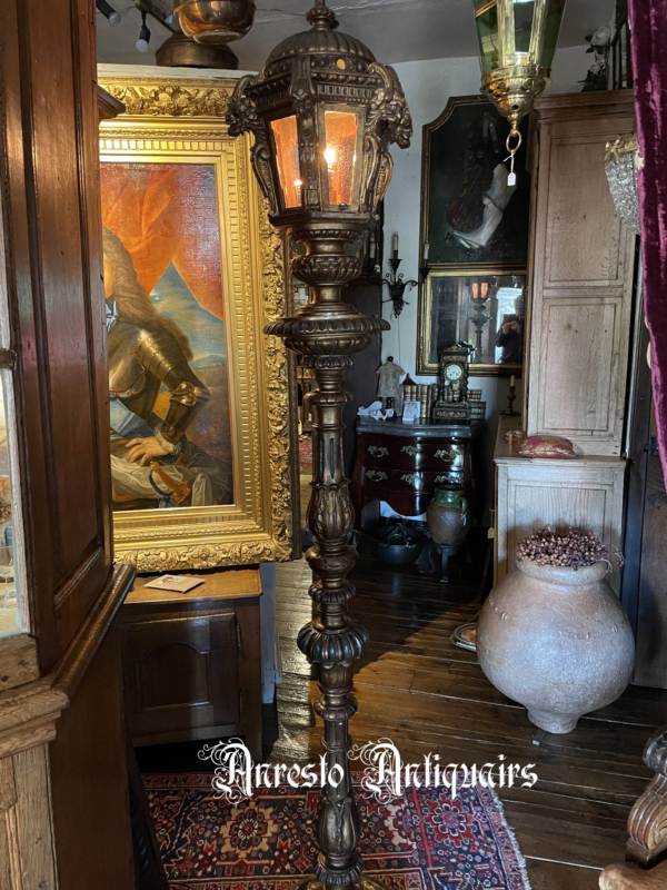 Ref. 45 – Oude Venetiaanse houten lantaarn foto 5