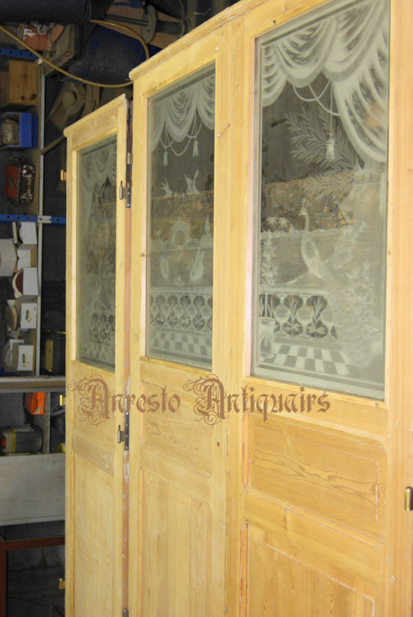 Ref. 90 – Antieke 3-slag Art Nouveau deur
