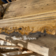 Ref. 78 – Antieke grenenhouten gordijn afkasting