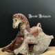 Ref. 81 – Antiek houten schommelpaard
