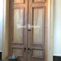 Ref. 73 – Antieke gepaneelde herenhuis deuren uit grenenhout foto 2