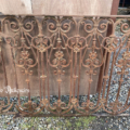 Ref. 145 – Antiek gietijzeren sierhekwerk, antieke balkonstukken foto 2