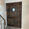 Ref. 23 – Gerealiseerd project exclusieve houten voordeur op maat foto 2