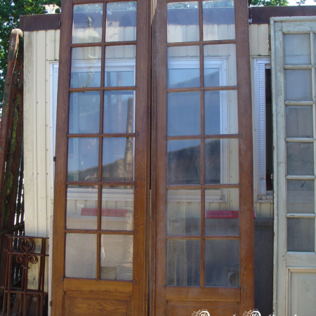 Ref. 82 – Antieke eikenhouten vierslag deuren foto 1