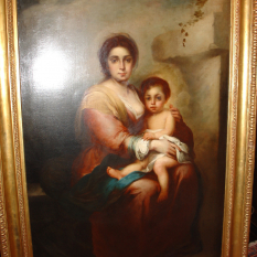 Ref. 21 – Schilderij Madonna met kind
