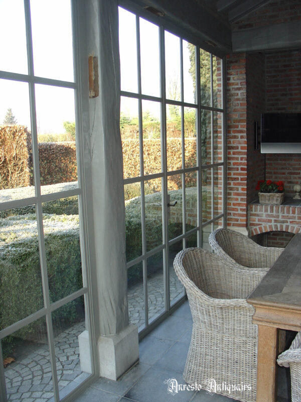 Ref. 12 – Smeedijzeren orangerie ramen foto 6