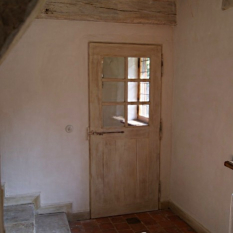 Ref. 21 – Antieke binnendeur, gerestaureerd historisch vakwerkhuis