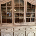 Ref. 77 – Antieke eikenhouten Franse vitrinekast foto 9