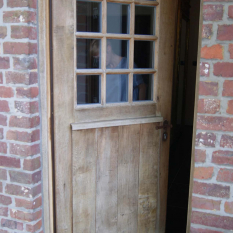 Ref. 52 – Exclusieve deur wordt op uw maat gemaakt met oud hout