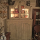 Ref. 59 – Antieke Ardeense keukenkast vitrinekast foto 1