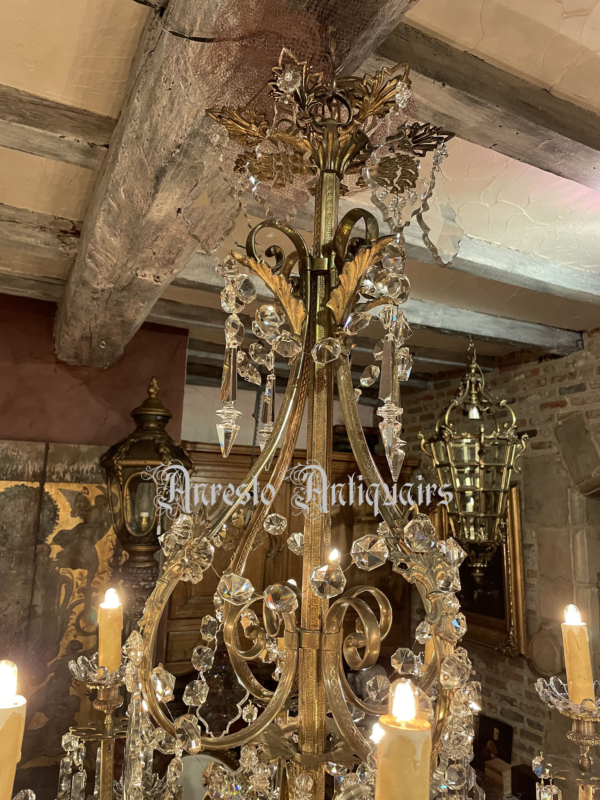 Ref. 48 – Antieke Luikse kasteellamp foto 4