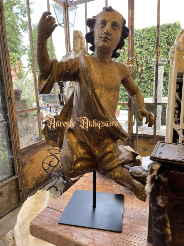 Ref. 43 – Antieke Italiaanse zwevende engel foto 1