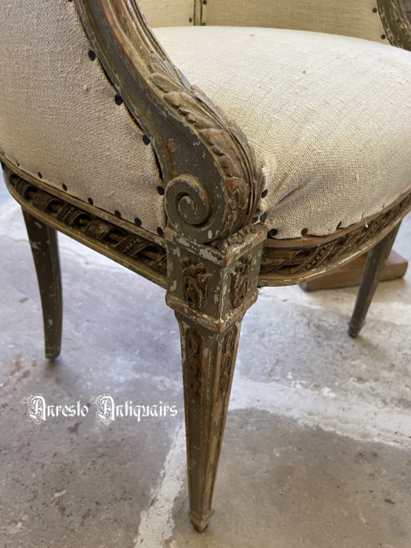 Ref. 85 – Koppel antieke Franse fauteuils foto 3