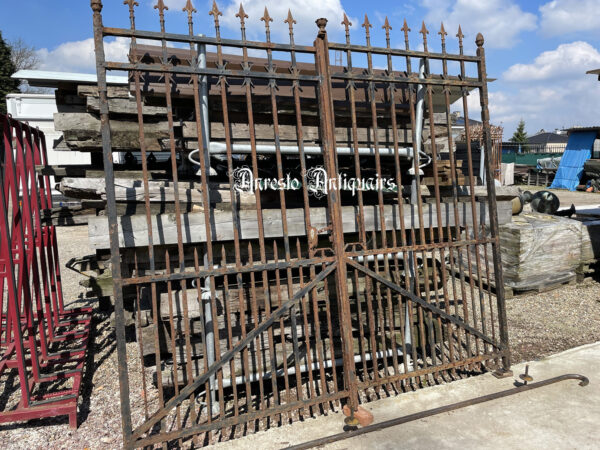 Ref. 131 – Antieke landelijke 2-vleugelige tuinpoort - Afbeelding 2