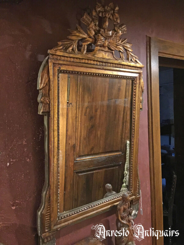 Ref. 44 – Antieke Art Nouveau wandspiegel