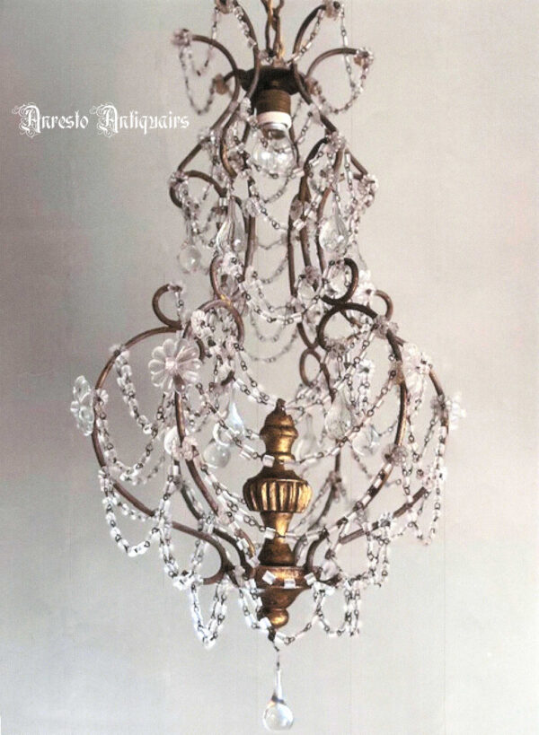 Ref. 53 – Stel antieke Italiaanse hanglampen - Afbeelding 2