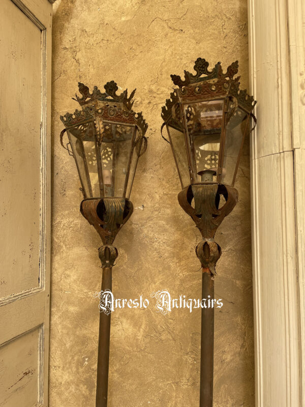 Ref. 59 – Antieke Italiaanse processie lantaarns - Afbeelding 2