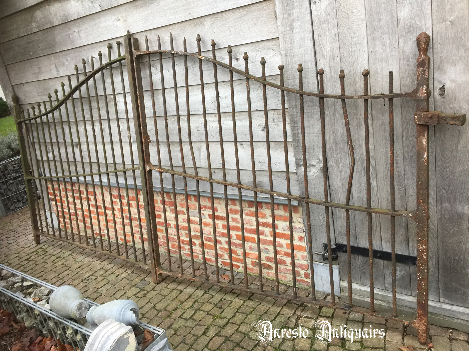 Ref. 79 – Landelijke smeedijzeren tuinpoort