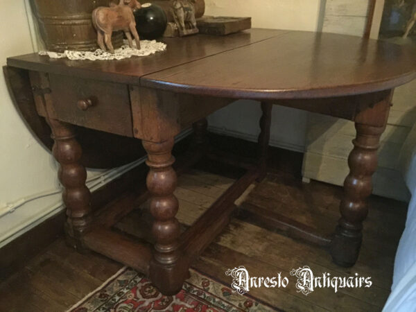 Ref. 07 – Antieke Vlaamse klaptafel, oude Vlaamse klaptafel