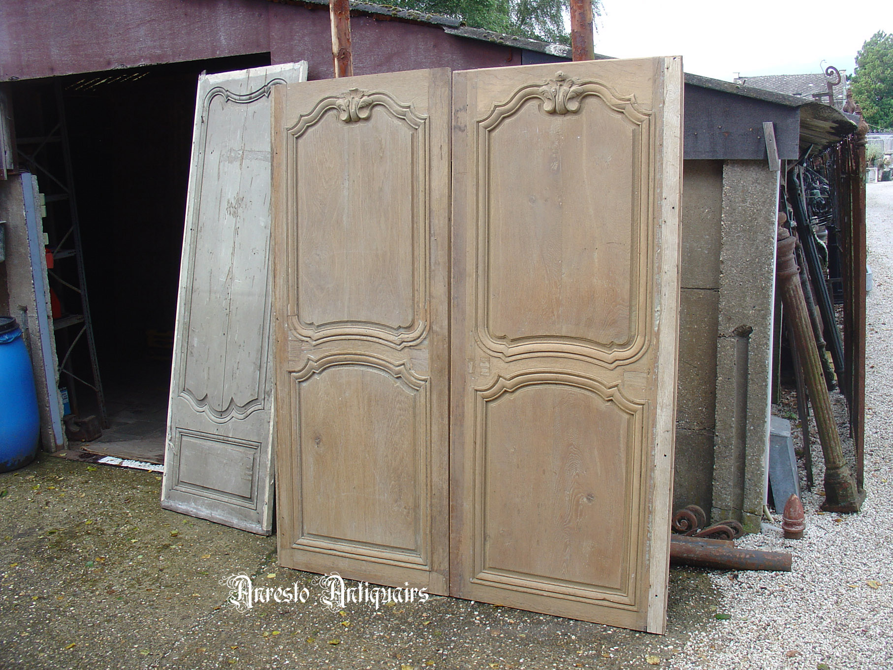 Ref. 83 – 2 antieke Franse binnendeuren