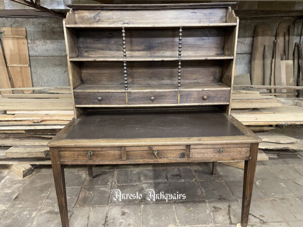 Ref. 83 – Antieke eiken schrijftafel