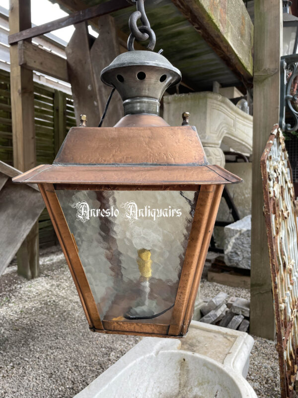 Ref. 97 – Oude koperen hanglantaarn
