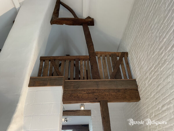 Ref. 02 – Exclusieve eiken reling, exclusieve eiken balustrade foto 3