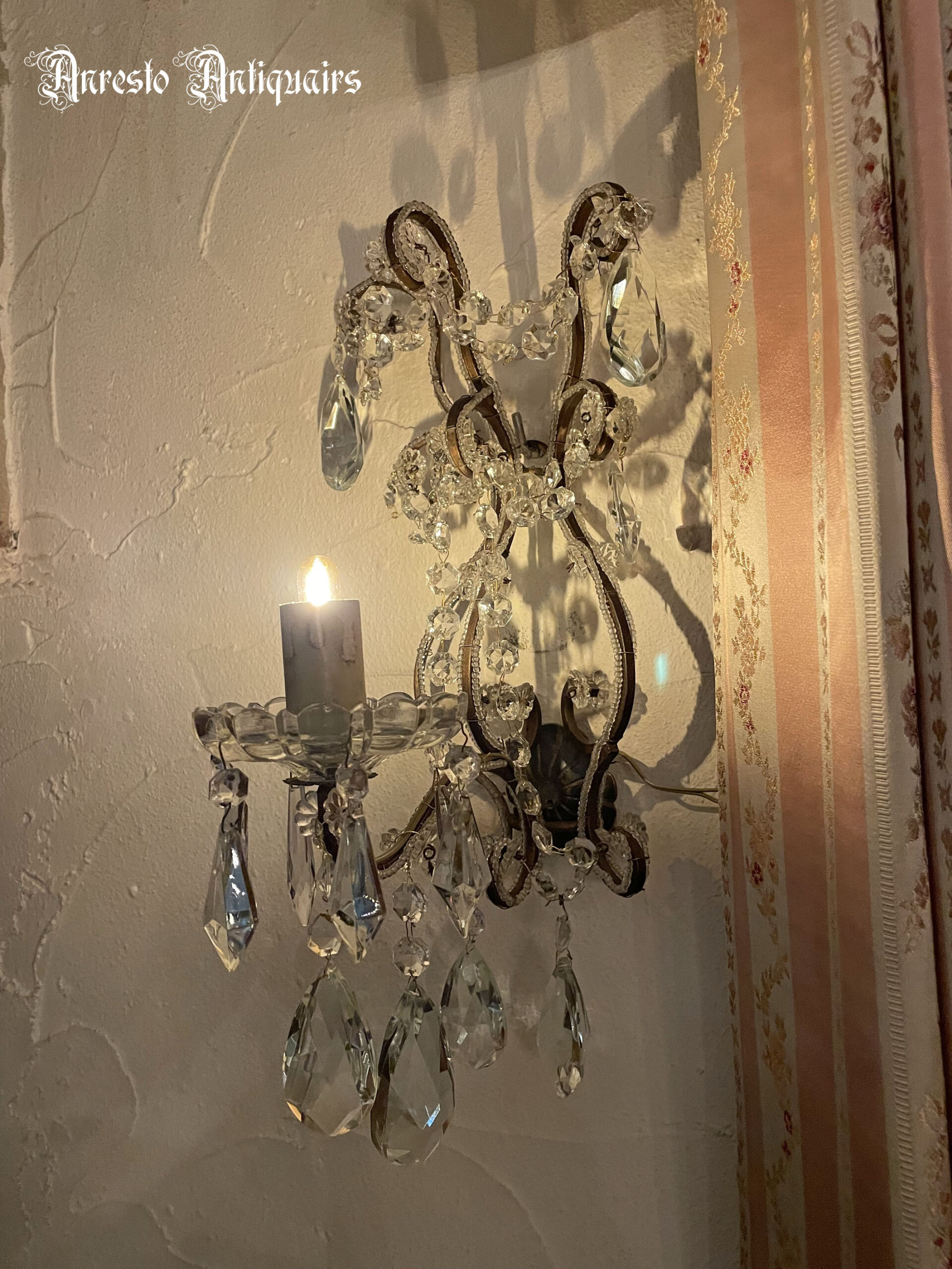 Ref. 72 – Antieke Italiaanse muurlampen