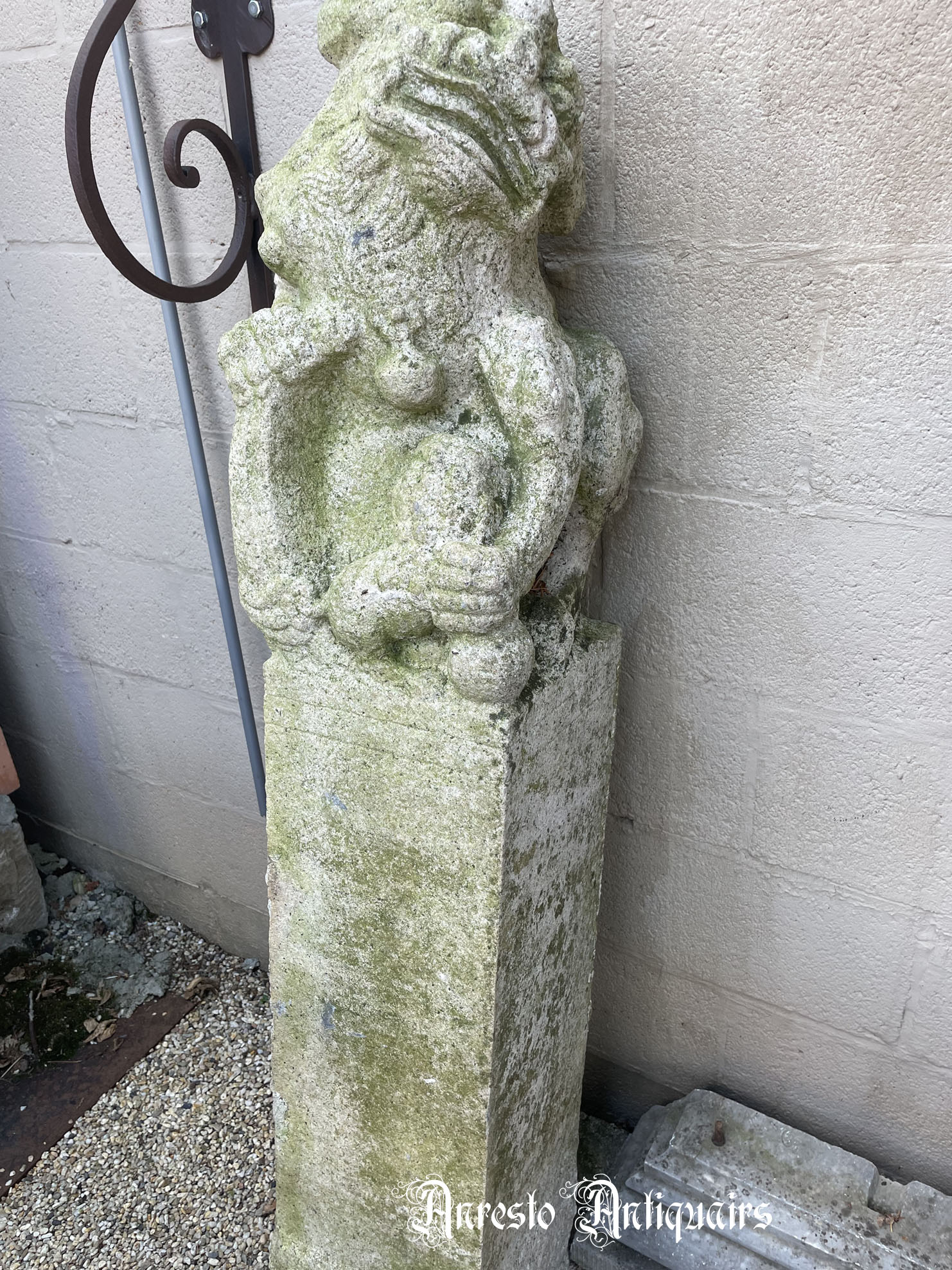 Ref. 31– Antieke Chinese tempelleeuwen foto 4