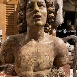 Ref. 11 – Antiek Italiaans borstbeeld Sebastiaan foto 1